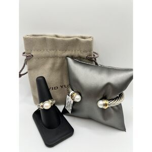 Pearl David Yurman 14k Gold & Sterling Set (GNH017701)